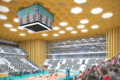 Praca konkursowa na projekt koncepcyjny hali sportow-widowiskowej wraz z terenami przyległymi w Białymstoku